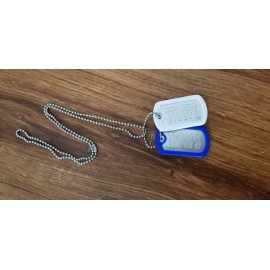 Handmade Kentucky Football Fans Stoops Troops Stainless Steel Dog Tags Necklace Chain