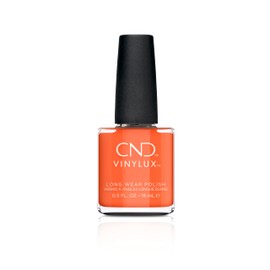 CND Vinylux Longwear Orange Nail Polish, Gel-like Shine & Chip Resistant Color, B-Day Candle, 0.5 fl. oz