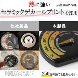 Stove Thermometer - Newest - Magnet - Measures 100 - 400 Degrees Celsius Thermometer Heat Resistant Ceramic Decal