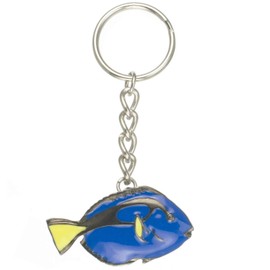 Blue Tang Fish Key Chain