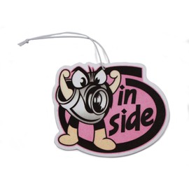 VmG-Store VmG-Store 2er Set Lufterfrischer Duftbaum Tuning frs Auto Duftspender Air Freshener Duft lustiger Anh?nger Design (206 Turbo Inside)