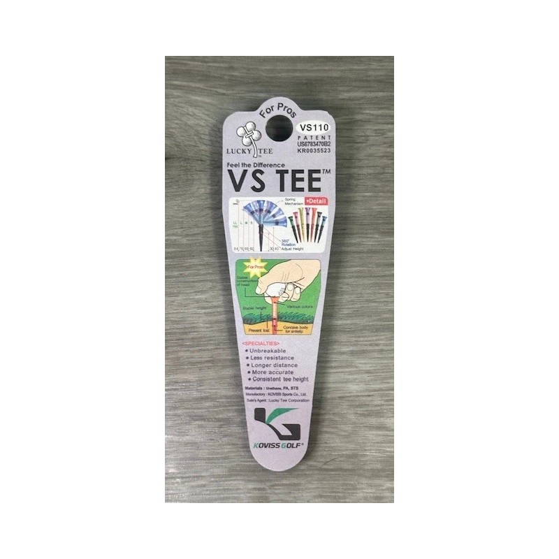 KOVISS VS TEES - FOR PROS - Single Large Golf