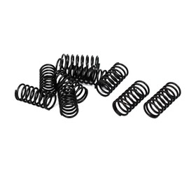 TOP-VIGOR 10Pcs Compression Spring, 1.2mm Wire Dia, 12mm OD, 20mm Free Length Dual Extended Durable Dual Hook Tension Spring for Furniture Screen Doors Repair Projects