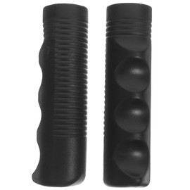 Healeved 2 Pcs Wheelchair Grip Cover Sticker Headset Floor Jack Handle Grip Wheelchair Brake Extender Wheel Handle Moving Wheelchair PVC Black