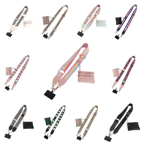 YouxuanAio Clip and Go Strap for Phone With Wallet Crossbody