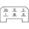 HELLA 5WG 002 450-311 Relay, wipe-/wash interval - 12V -