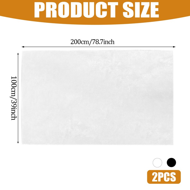 4 Meters Fusible Interfacing Fabric 30g/m² Lightweight Nonwoven Fabric 200
