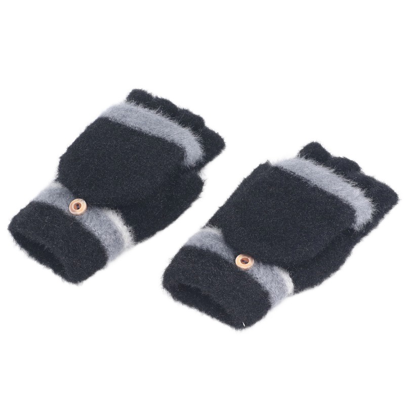 1 Pair USB Heated Gloves Half Finger Full Finger Double