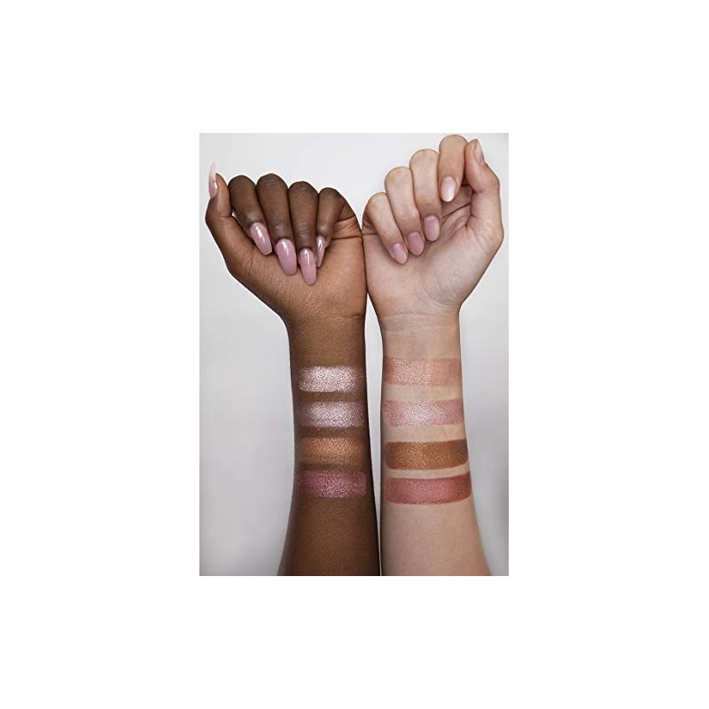 Mellow Cosmetics - Glitter Chrome Eyeshadow - Rose Gold