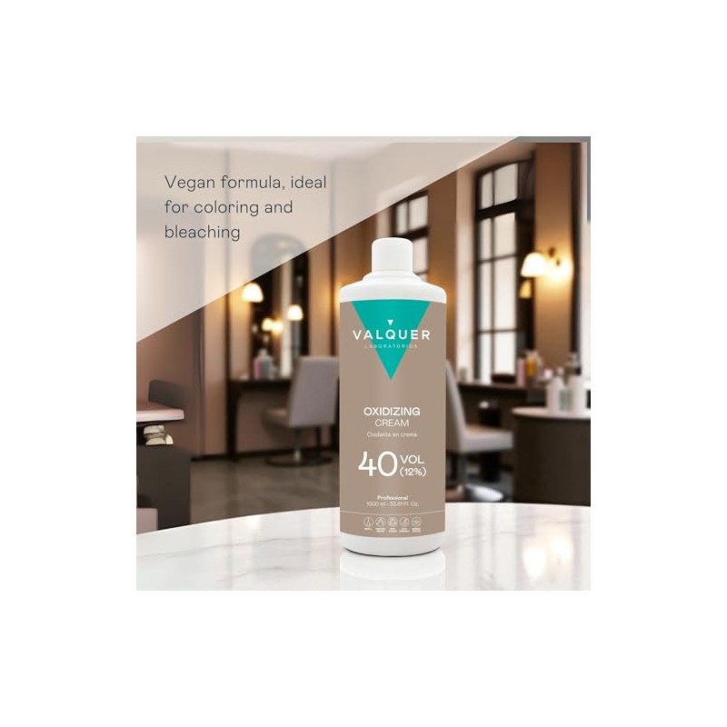VALQUER Stabilized Hydrogen Peroxide Cream 40 Vol. | 1 L