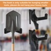 6pcs Shed Hooks for Rubbermaid Fasttrack, Plastic Multi Purpose Shed