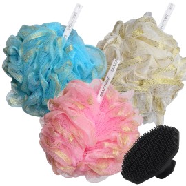 BAAZ PRIME Extra Large 75g Loofah Sponge Shower Luffa for Men & Women Body Scrubber Brush