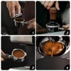 NOTSEK Coffee Tamper 51mm, Spring Loaded Tamper Tool with Ripple