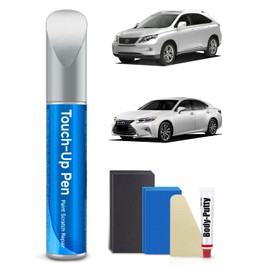 RSACET 1J7 Atomic Silver Metallic Touch Up Paint Kit Compatible with Lexus Exact Match Car Scratch Repair Touch Up Paint Kit