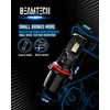 BEAMTECH 9007 LED Headlight Bulb, HB5 Halogen Replacement,12000LM 60W Fanless