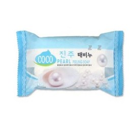 JQ COCO Pearl Exfoliating Soap, Face Wash, Shower, Bathroom Soap / COCO 진주 때비누 세안 세수 샤워 욕실비누
