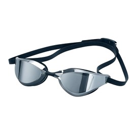 Horktrust Swimming Goggles for Men/Women, Swimming Goggles with Curved Lenses, Professional Equipment, Anti-Fog, Waterproof, UV Protection, Electroplated Mask Black Silver + Box