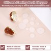 PATIKIL 100 Pcs Silicone Earring Back Stoppers, 7 mm Clear