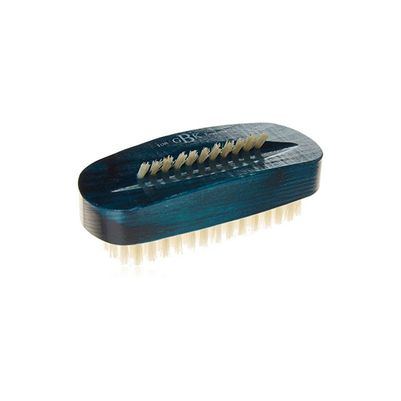 Kent Brushes Natural White Bristle Nail Brush Navy