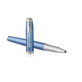 Parker IM Rollerball Pen, Premium Blue with Fine Point Black Ink Refill (1931690)