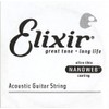 Elixir Strings Acoustic Guitar String NANOWEB Coating, 4 Count, 032