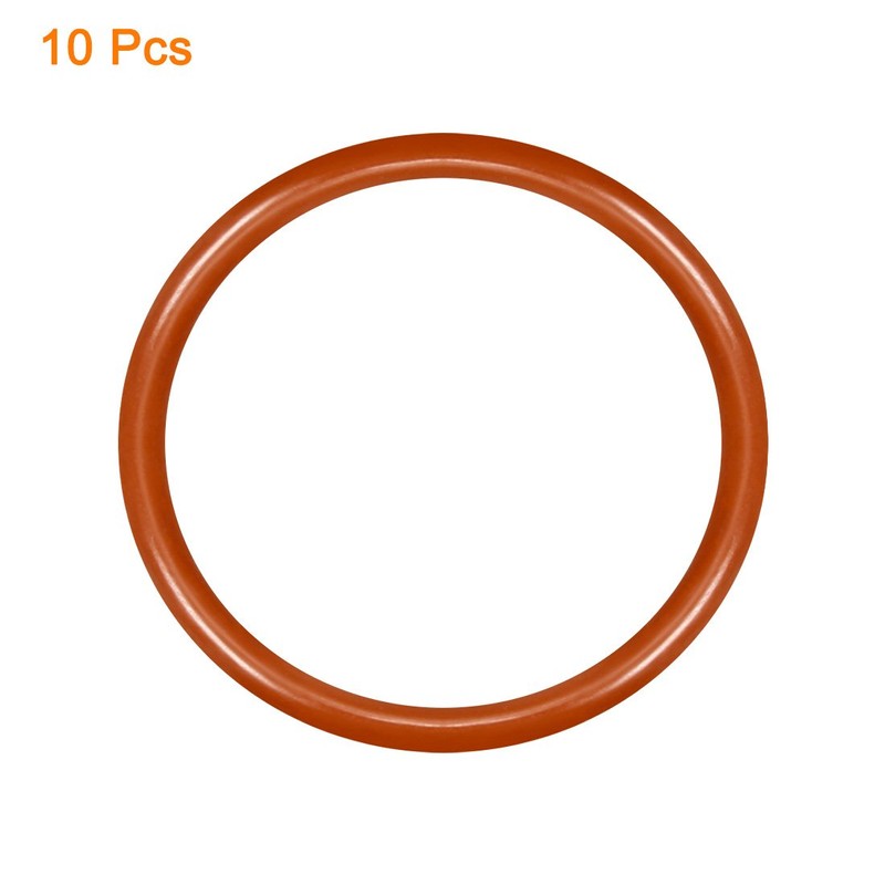 uxcell Silicone O-Ring, 34mm Outside Diameter, 29.2mm Inner Diameter, 2.4mm