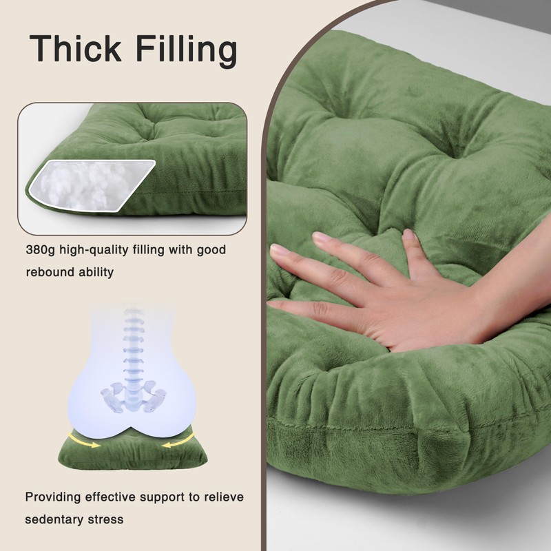 OVOV 4 Pack Chair Cushions for Dining Chairs Soft Seat