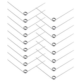 SUPERFINDINGS 36PCS 90 Degree Torsional Spring Stainless Steel Torsion Spring V-Shaped Torsional Spring 0.5mm Wire Diameter Mechanical Torsion Spring, 3 Laps 5mm OD