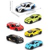 1/43 Alloy Car Model, 6 Counts/set Pull Back Car Model,