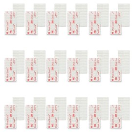 Cierre de doble bloqueo Cllear hecho de SJ3560 de 1 x 2 pulgadas, 36 unidades de cinta de montaje resistente y autoacoplable para interiores y exteriores