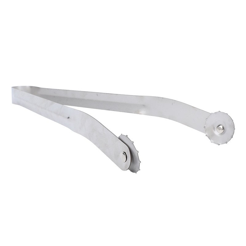 BBQ Sausage Turning Tongs Professional Long Handle Stainless Steel Kitchen