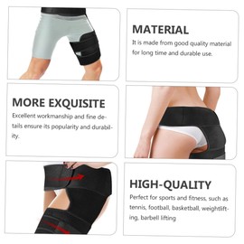 COLLBATH Hip Support Band Compression Brace for Fitness Leg Hip Belt Sciatica Relief for Thigh Guard