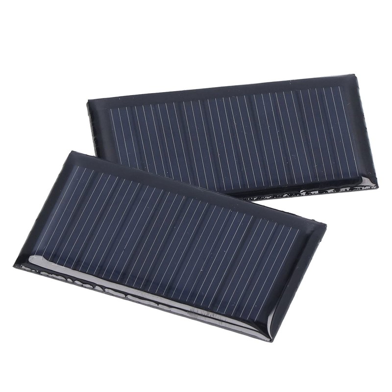 Garosa 10pcs 5V 300MA 0.15W Polysilicon Small Solar Cell DIY