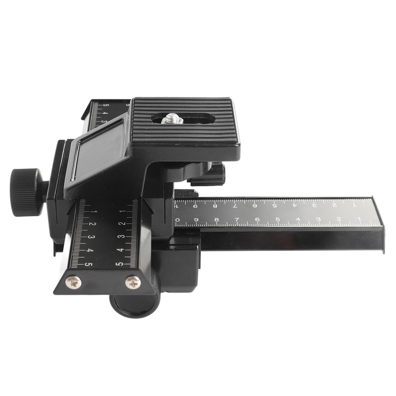 Macro Focusing Rail Slider 4 Way Magnesium Aluminum Alloy Close
