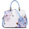 Form Floral Cute Purse Blue