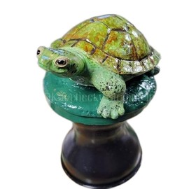 OKaucheeky, Decorative, Heavy-Duty, Steel, Rolling Hose Guide Hand Painted in USA, Turtle