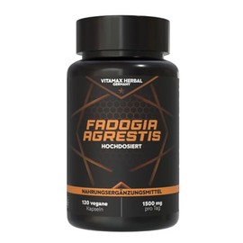 Fadogia Agrestis 1500 mg per daily dose (10:1) - 120 high-dose vegan capsules Vitamax Herbal