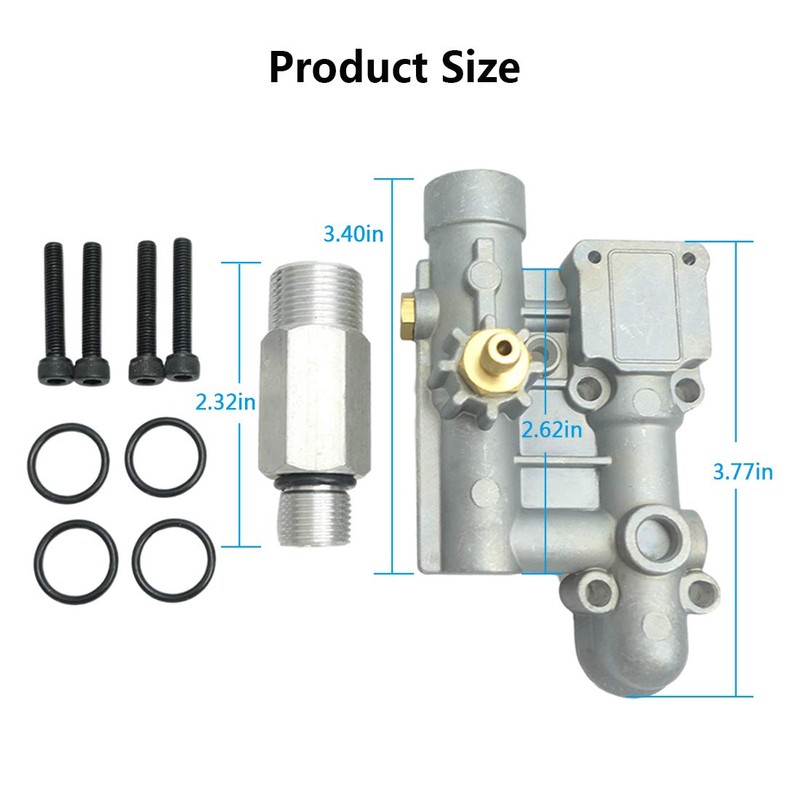 𝟐𝟎𝟐𝟔 𝐔𝐩𝐠𝐫𝐚𝐝𝐞𝐝 16031 Pressure Washer Manifold Kit Fit for Briggs