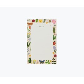 RIFLE PAPER CO. Curio Notepad Notepad, 75 Tear-Off Pages, Organize Your Workweek with Our Illustrated Notepads, Great for Keeping your To-Dos Simplified