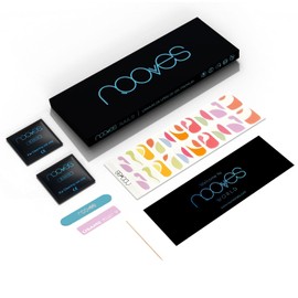 NOOVES Nails Premium Precured Gel Nail Foils, Paradise, Art Design, Semi-Hardened Gel Nail Strips, Semi-Permanent Gel Stickers, Gel Nail Stickers, Gel Nail Stickers