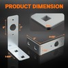 Lonffery Trailer Light Bracket 2PC
