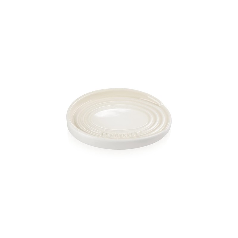 Le Creuset Stoneware Oval Spoon Rest Meringue, 71507157160099