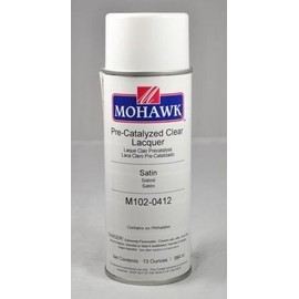Mohawk Pre-Catalyzed Clear Lacquer -Satin Aerosol Spray Finish 13 oz (6)
