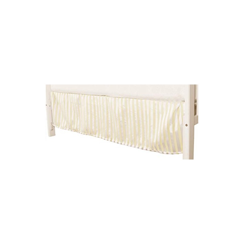 Baby Doll Candyland Crib Dust Ruffle, crudo