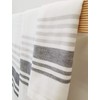IPPINKA Senshu Japanese Towel, Ultra Soft, Quick-Drying, Two-Tone End Stripes,