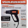 WARRIOR 1500 Watt 11 Amp Dual Temperature Heat Gun heat