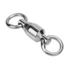 40 x Durable Stainless Steel Fishing Swivel Snap Connectors Lure