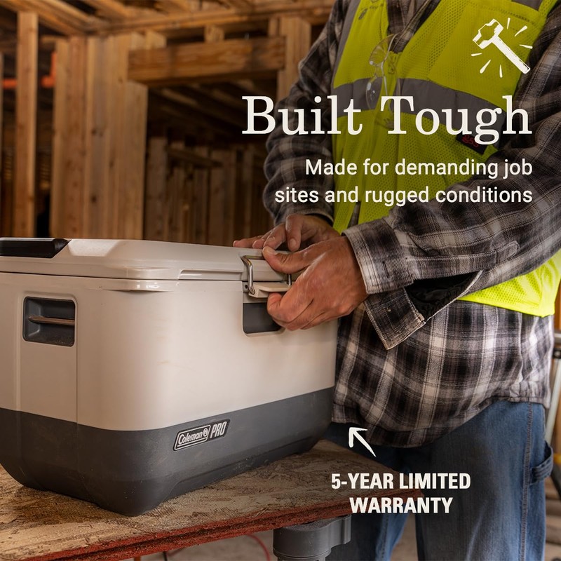 Coleman Pro Heavy-Duty 17qt Ultra-Light Premium Hard Cooler Lunchbox, Extra-Thick