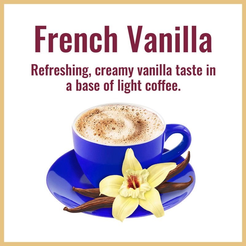 Hills Bros. Instant Cappuccino Mix, French Vanilla - Easy to