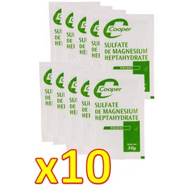 Cooper - Magnesiumsulfat Heptahydrat in Pulverform Bittersalz, Cooper – 30 g – 10 Beutel